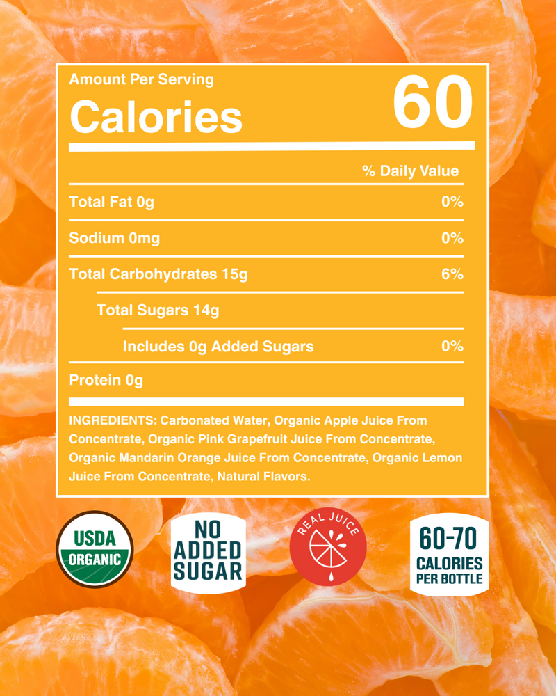 Organic Mandarin Orange 12pk